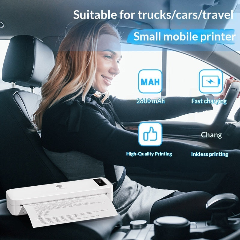 M835 Thermal A4 Mini Office Portable Bluetooth Inkless Printer